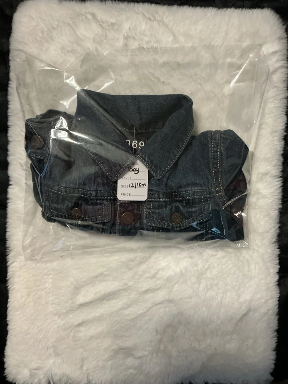 GAP Navy Blue Kids Denim Jacket